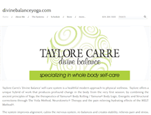 Tablet Screenshot of divinebalanceyoga.com